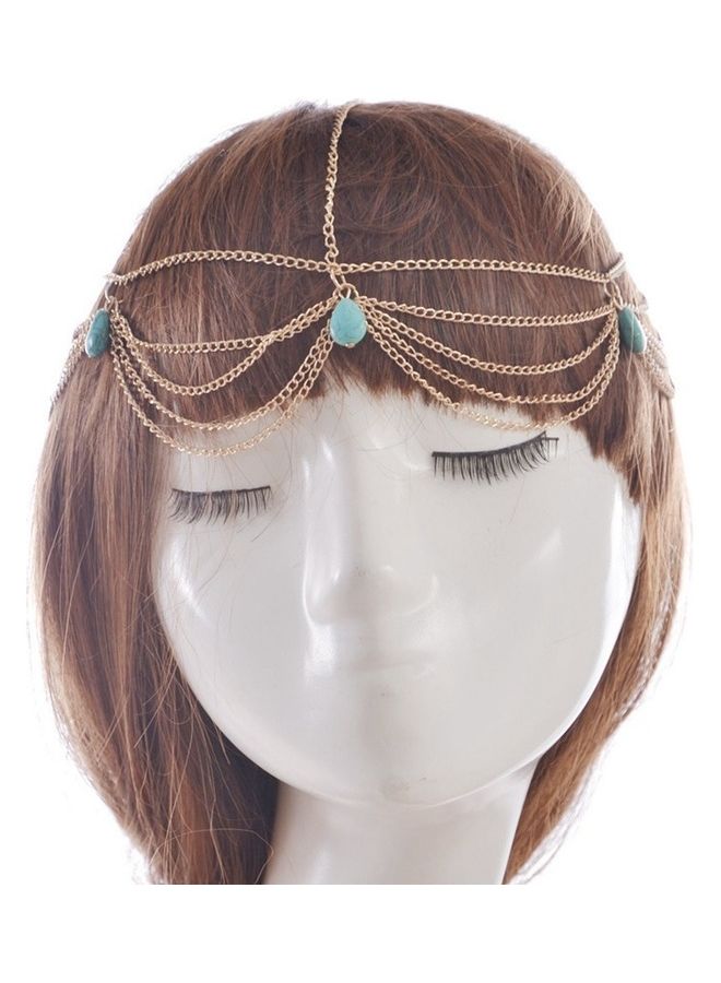JOLLY Bohemian Turquoise Tassel Headband  - Image 3