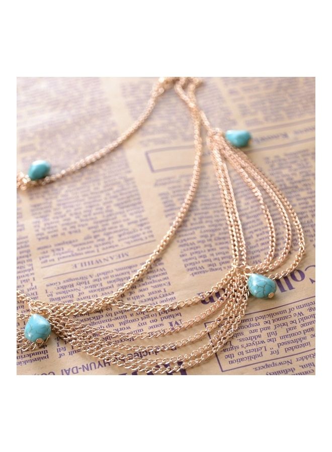 JOLLY Bohemian Turquoise Tassel Headband  - Image 4