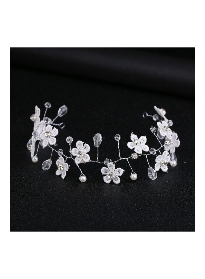 JOLLY - Lace Floral Headdress - Image 1