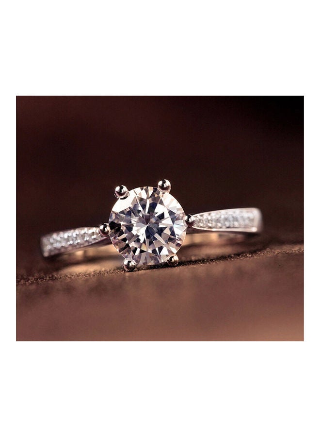 WLFF Crystal Zircon Diamond Ring - Image 4