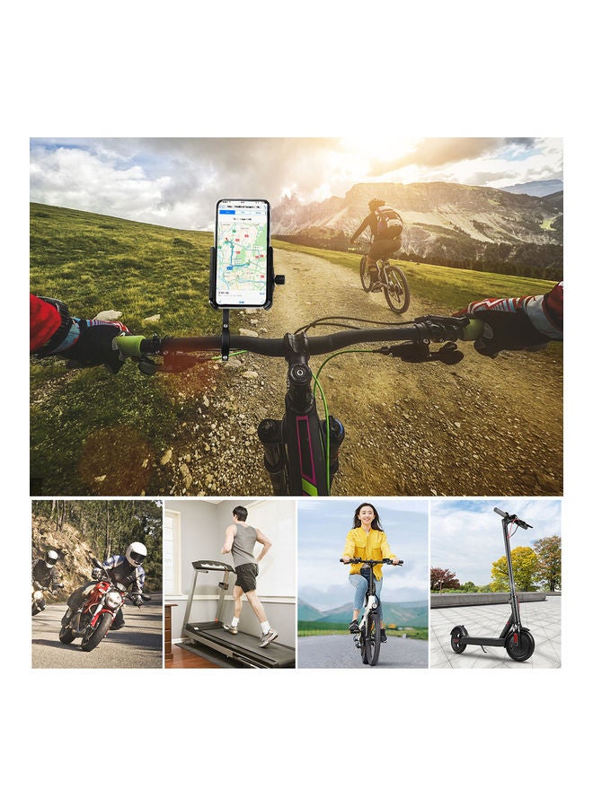 Generic 360 Degree Rotation Adjustable Motorcycle Phone Mount Bracket 12x9cm  - Image 5