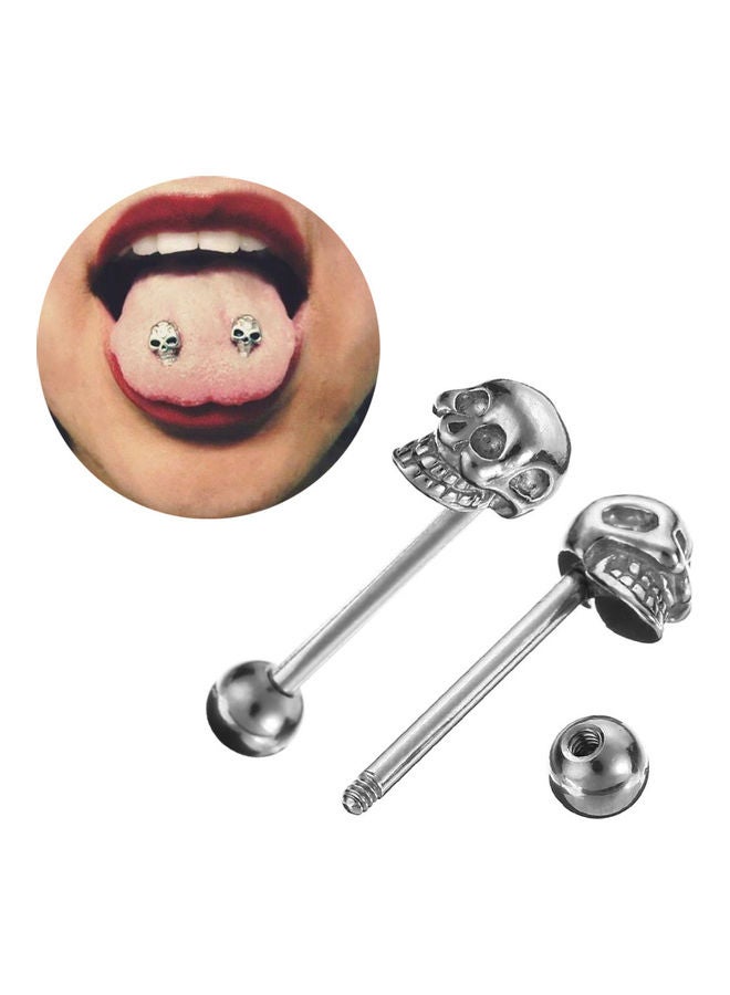 JOLLY - Skull Tongue Nail Ear Nail - Image 1
