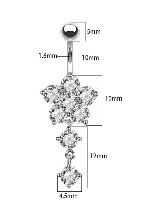 جولي خاتم أنيق لسرة البطن - Image 4