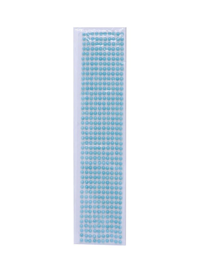 Delight 2-Piece Acrylic Rhinestone Pearl Sticker Sheet - Image 2