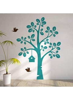 Tree Themed Wall Sticker Set Blue
