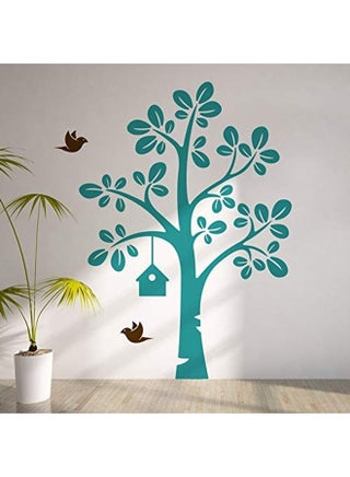 Tree Themed Wall Sticker Set Blue - v1614004016/N44676443A_1