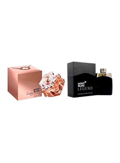 مونت بلانك طقم هدايا إلكسير ليجند آند إمبليم للنساء EDT 100 ml, EDP 75ملليلتر  - Image 2