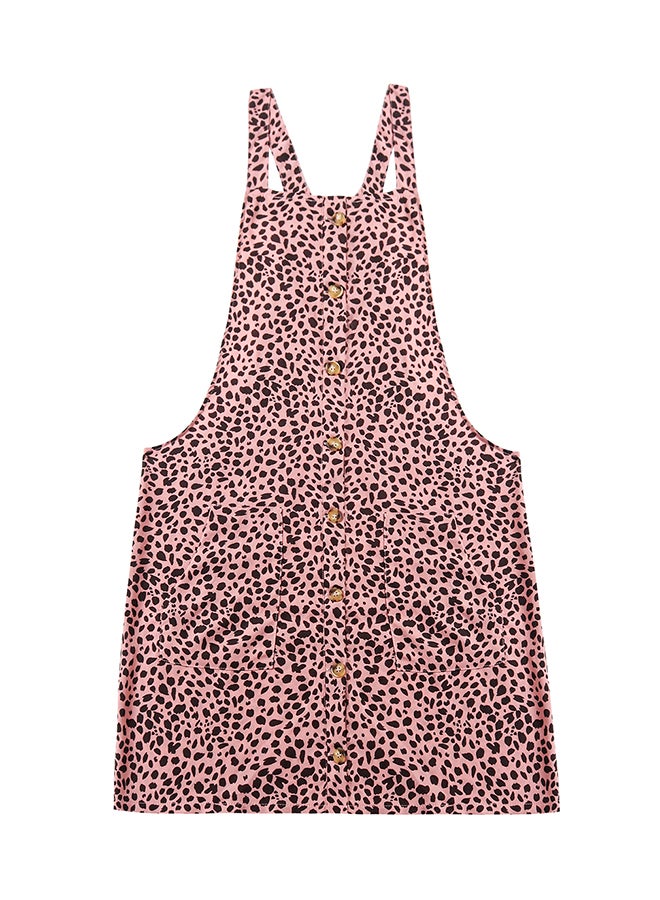 Hanyimidoo Women's Strapless Skirt Pink/Black  - Image 1