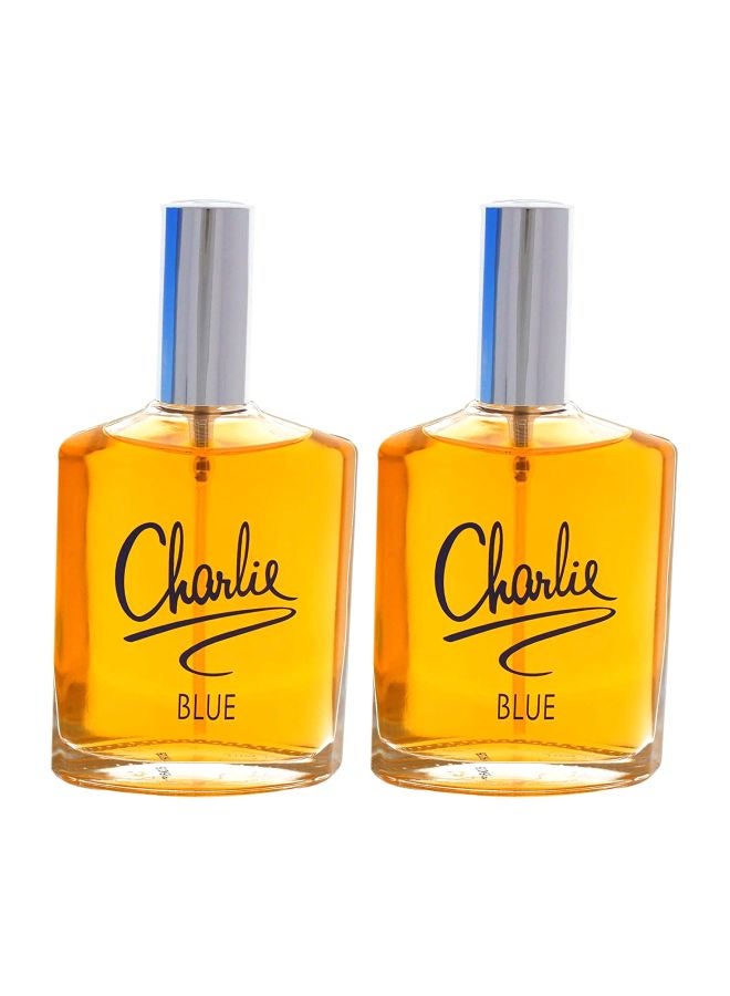 Revlon Set Of 2 Charlie Blue EDT 2x100ml  - Image 1