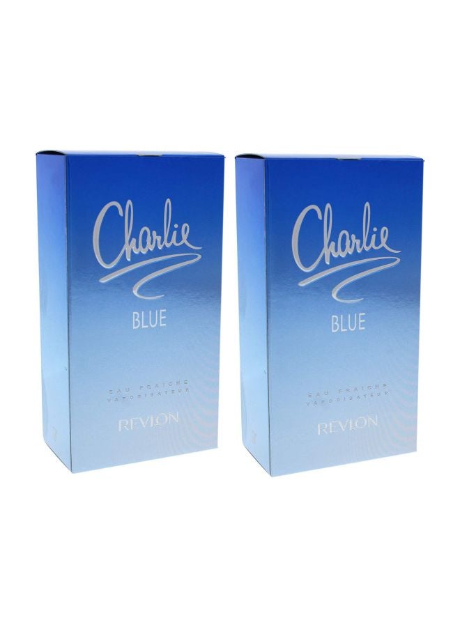 Revlon Set Of 2 Charlie Blue EDT 2x100ml  - Image 3