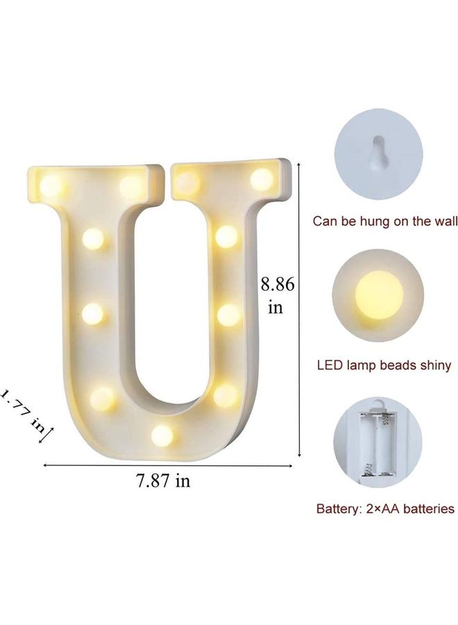 U Letter LED Light White - v1614009009/N44679243A_2