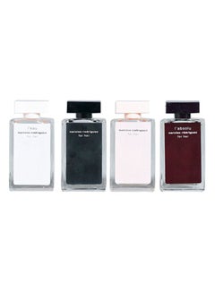 4-Piece For Her Miniatures Collection Gift Set Narciso Rodriguez EDT 7.5ml, EDP 7.5ml, L'Eau EDT 7.5ml and L'Absolu Mini EDP 7.5ml