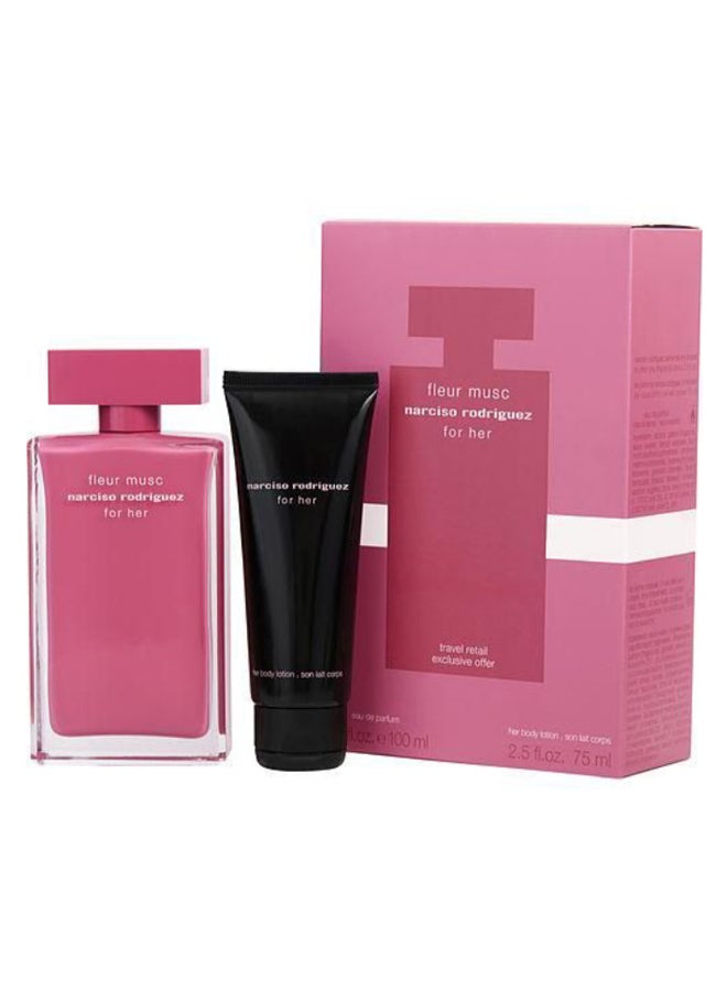 narciso rodriguez - 2-Piece Fleur Musc Gift Set EDP Spray 100ml, Body Lotion 75ml - Image 1