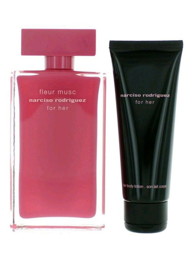 narciso rodriguez - 2-Piece Fleur Musc Gift Set EDP Spray 100ml, Body Lotion 75ml - Image 1