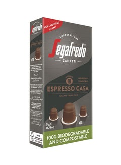 Segafredo Nespresso Compatible And Compostable Capsules Espresso Casa 51grams  - Image 1