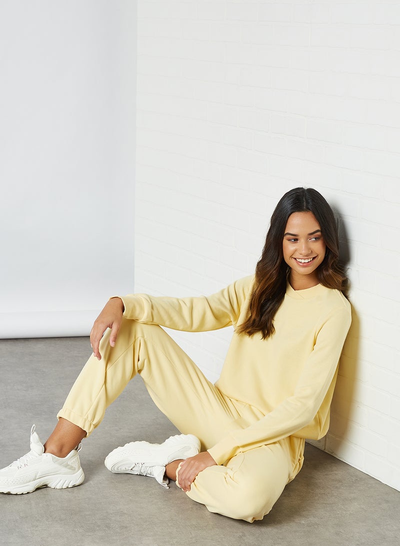 NOISY MAY - Basic Sweatpants Golden Haze - Image 1