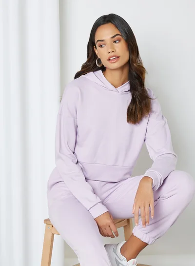 نويزي ماي Cropped Hoodie Orchid Bloom