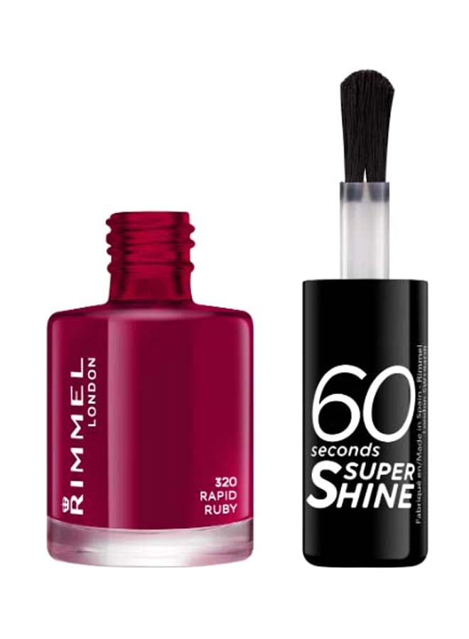 ريميل لندن 60 ثانية سوبر شاين 320 ياقوتي سريع - Image 1