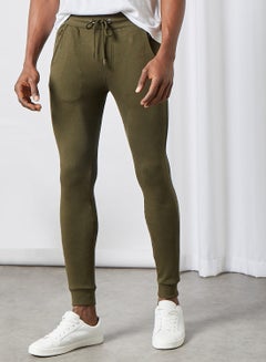 Skinny Sweatpants Mid Khaki