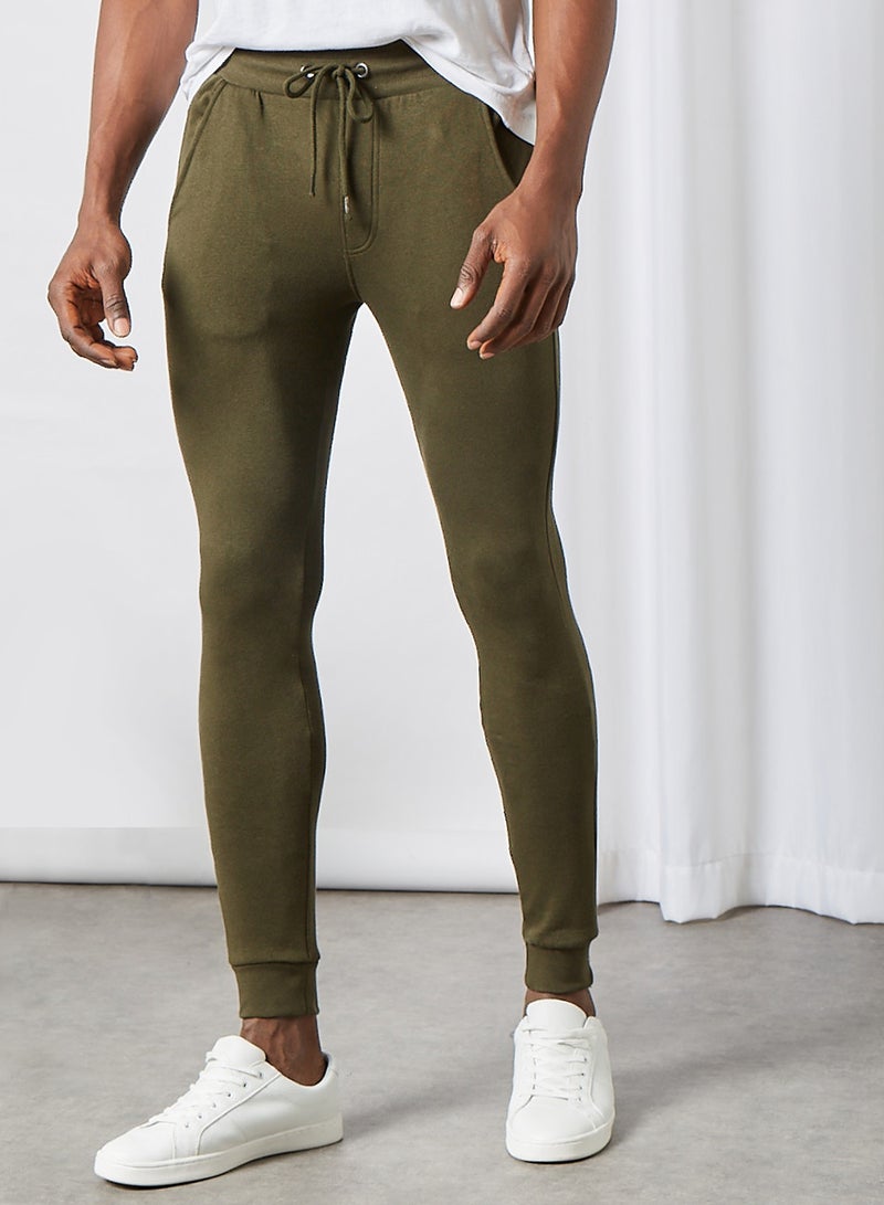 BRAVE SOUL - Skinny Sweatpants Mid Khaki - Image 1