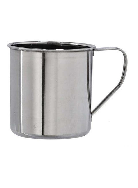 Steel Mug With Handle Silver 9cm