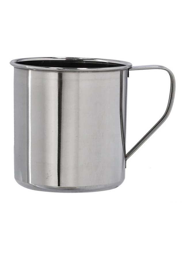 Steel Mug With Handle Silver 9cm