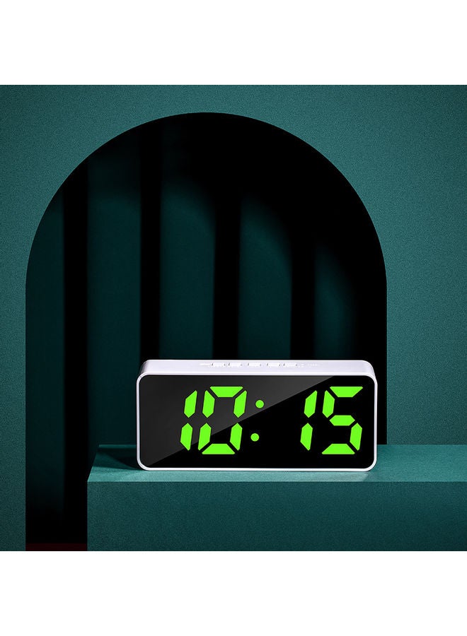 Digital Desk Clock White 21x6x9cm - Image 2