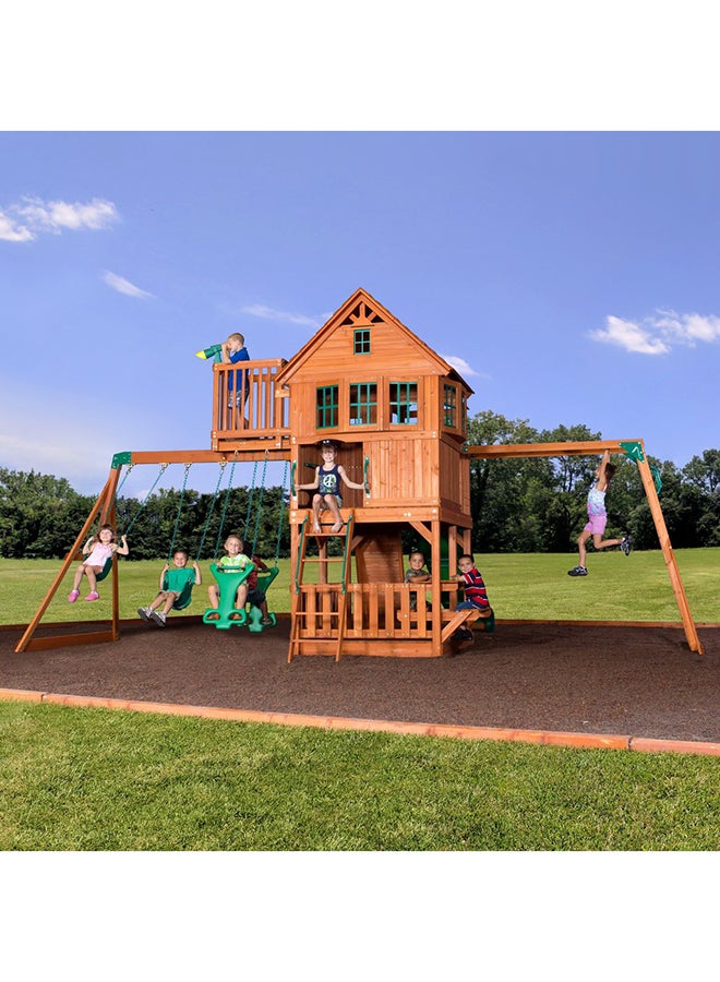 Backyard Discovery - Skyfort Ii Residential Wood Playset - 6113 - Image 1