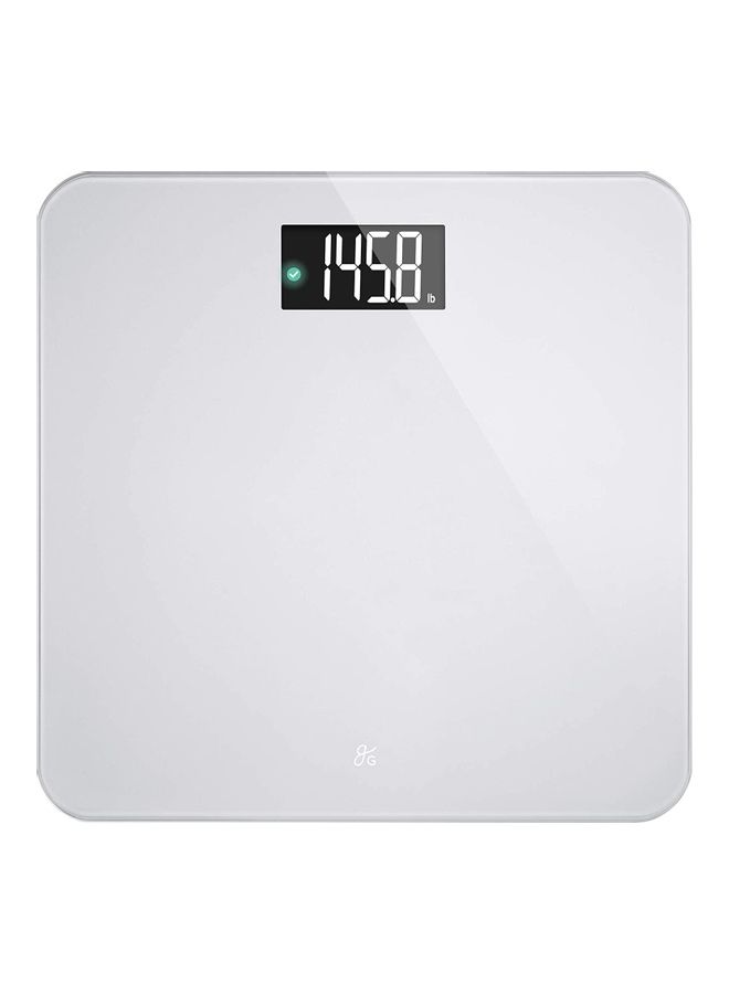 Digital Bathroom Scale Silver 11.8 x11.8inch  - Image 1