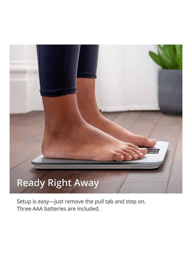 Digital Bathroom Scale Silver 11.8 x11.8inch  - Image 4