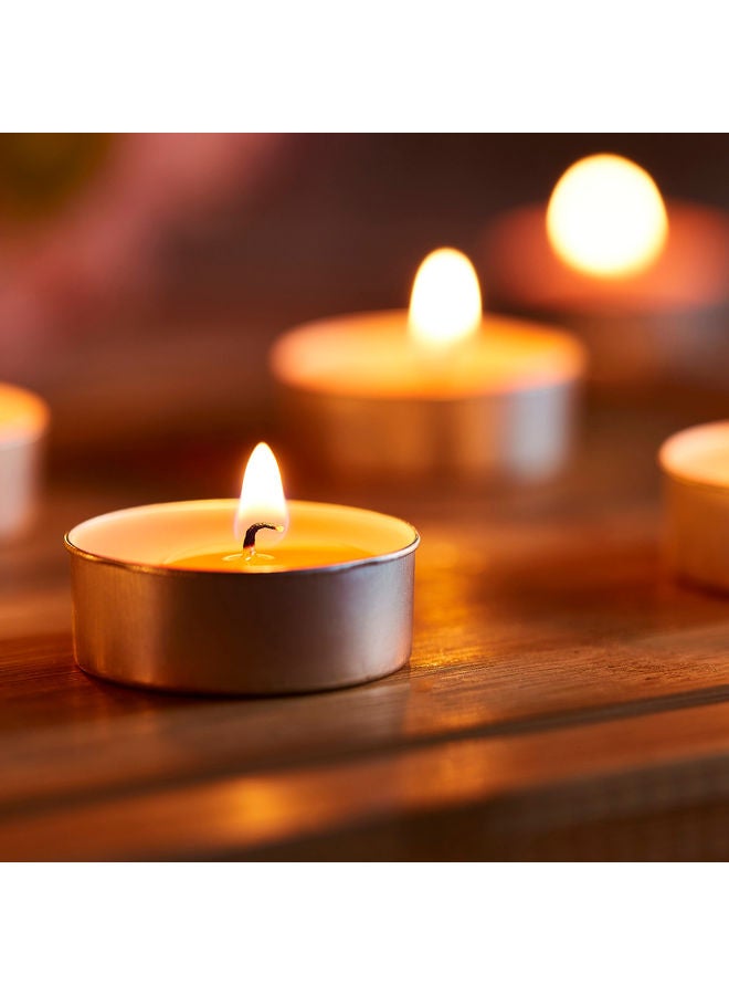 هوم بوكس شموع صغيرة بالليمون والبرغموت آرت أفير من زين - طقم من 30 قطعة وردي 330جرام - Image 5