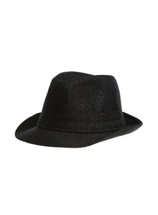 Modern Polyester Hat Black