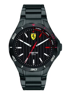 Men's Pista Water Resistance Stainless Steel Analog Watch 830763
