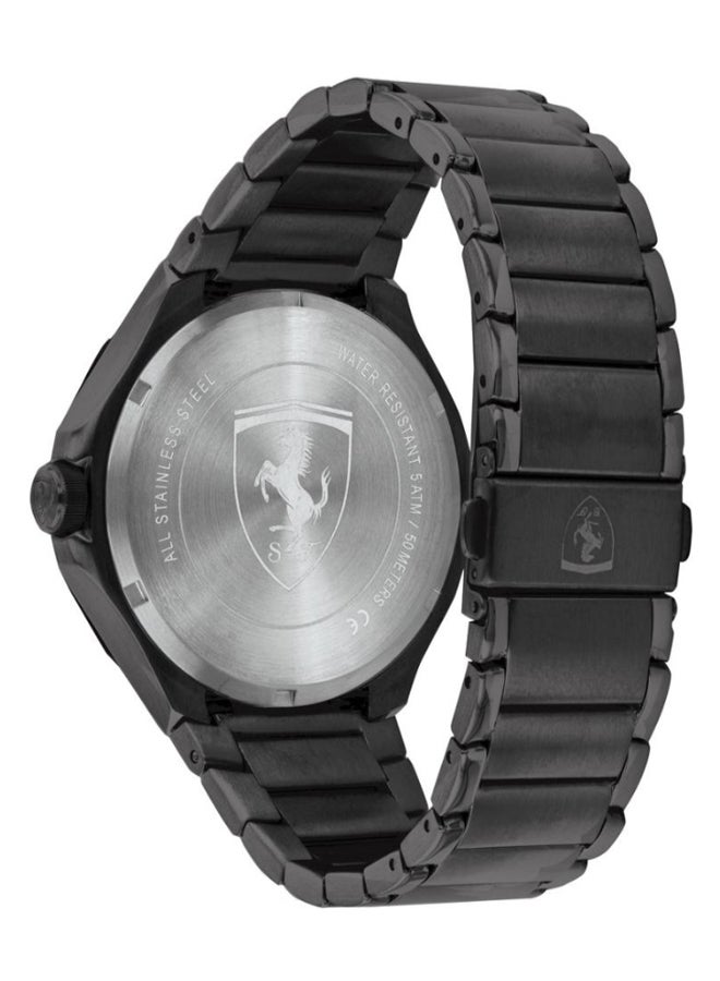 Scuderia Ferrari - Men's Pista Water Resistance Stainless Steel Analog Watch 830763 - Image 1