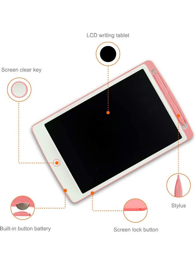 AMERTEER - Graphics Drawing Tablet With Stylus Pen Set Pink - Image 1