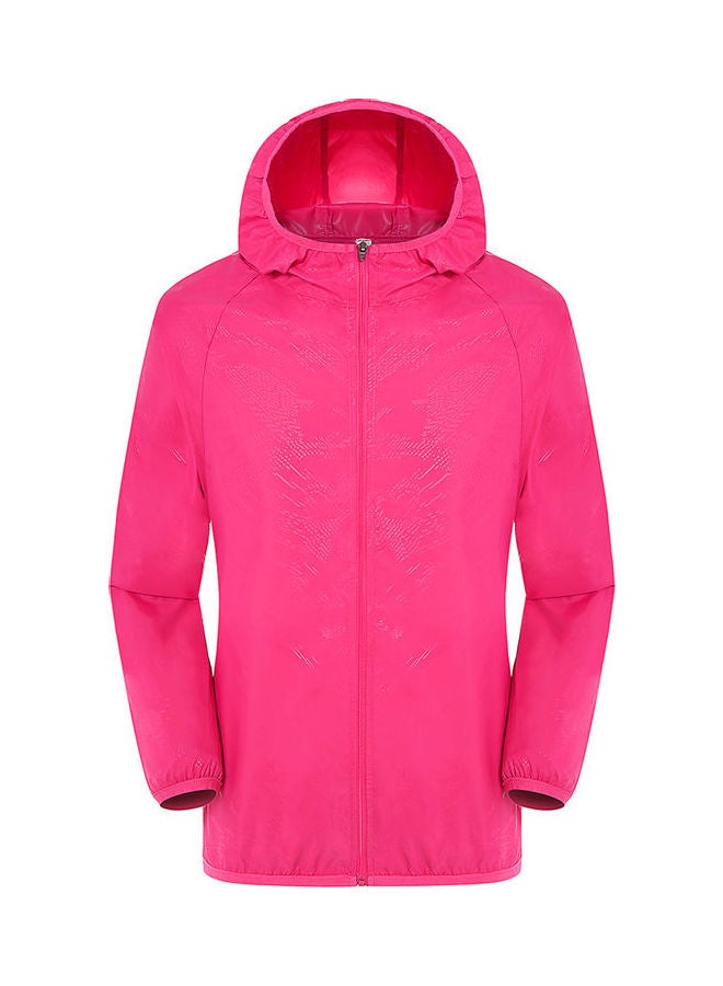 Generic - Quick Dry Sun Protection Hooded Jackets Pink - Image 1