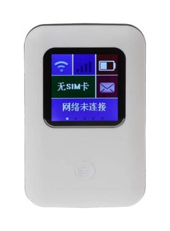 Generic 4G LTE Pocket Wifi Router With Display And Sim Card Slot White ...