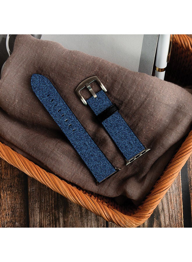 أوكتيك سوار بديل لساعة أبل الذكية مقاس 42/44 مم جينز أزرق - Image 2