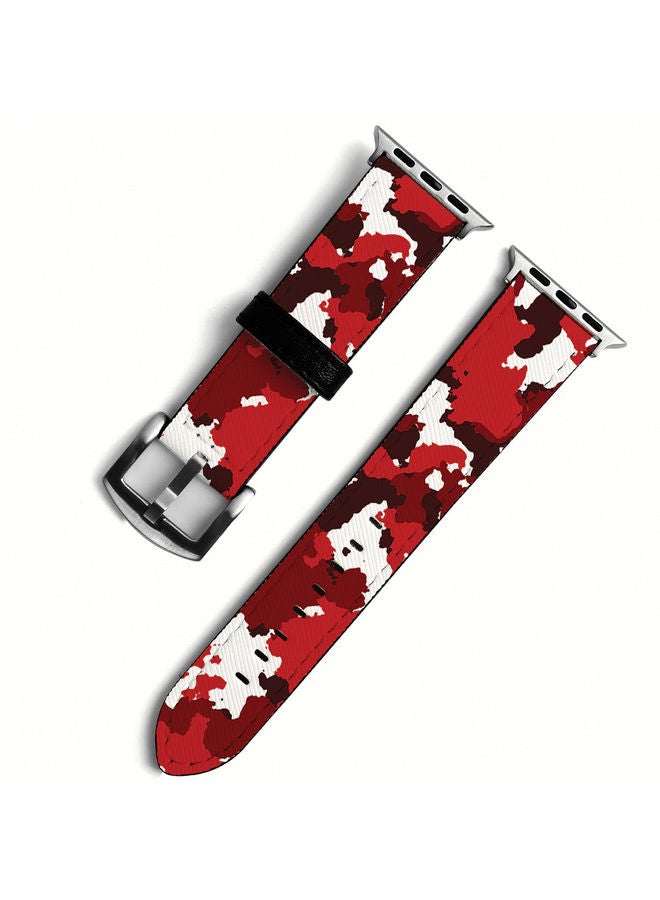 أوكتيك سوار بديل لساعة أبل الذكية سيريز 6/5/4/3/2/1/SE مقاس 42-44 مم 16 بتصميم مموه عسكري - Image 1