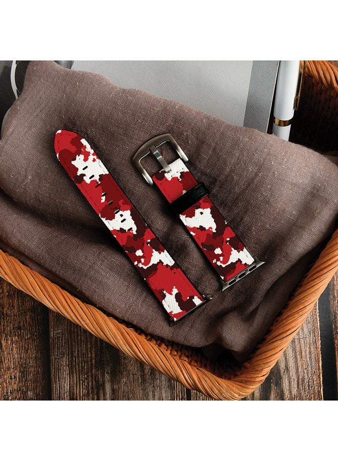 أوكتيك سوار بديل لساعة أبل الذكية سيريز 6/5/4/3/2/1/SE مقاس 42-44 مم 16 بتصميم مموه عسكري - Image 2