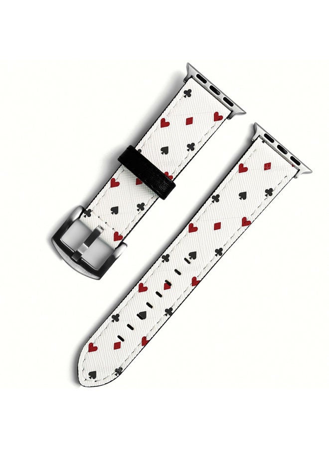 أوكتيك سوار بديل لساعة أبل سيريس‎ 6/5/4/3/2/1/SE مقاس 38 مم- 40 مم أبيض/أسود/أحمر - Image 1