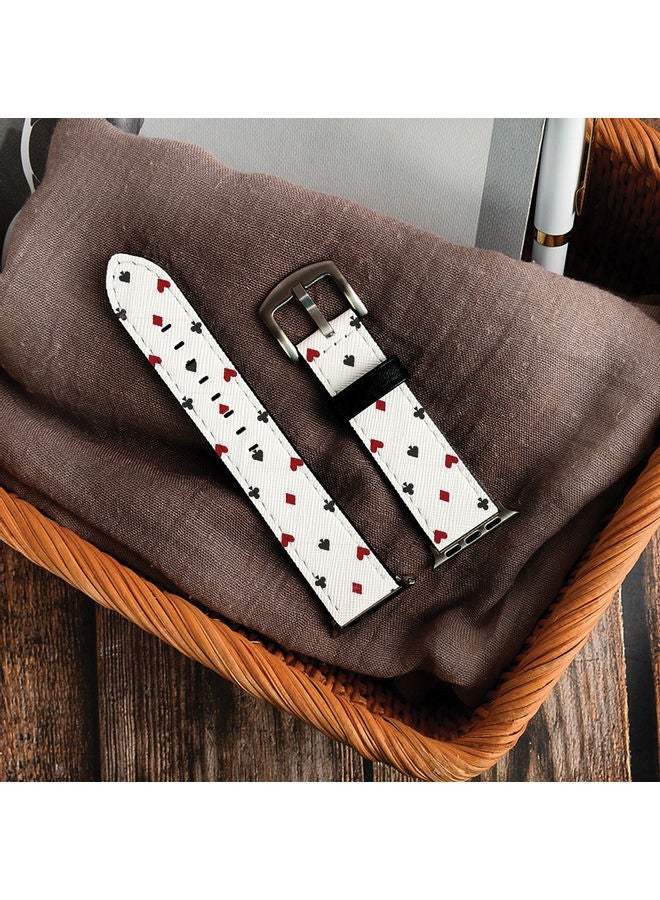 أوكتيك سوار بديل لساعة أبل سيريس‎ 6/5/4/3/2/1/SE مقاس 38 مم- 40 مم أبيض/أسود/أحمر - Image 2