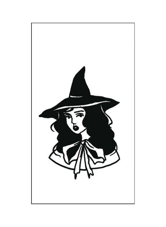 Cartoon Pattern Waterproof Temporary Tattoo Black - Image 1