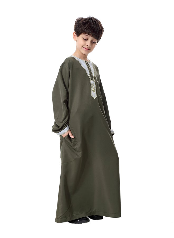 Hanyimidoo National Costume Robe Casual Clothing Green/White  - Image 1