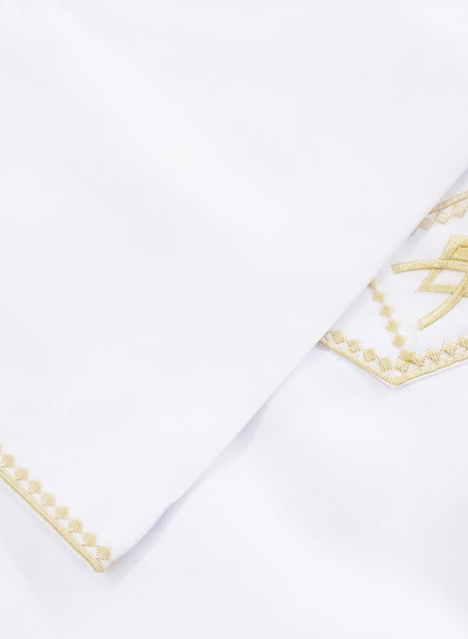 Hanyimidoo - National Costume Robe Casual Clothing White/Gold - Image 1