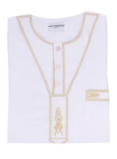Hanyimidoo National Costume Robe Casual Clothing White/Gold  - Image 4