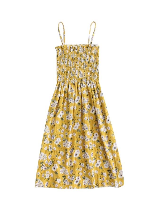 Stylish Elegant Dress Yellow