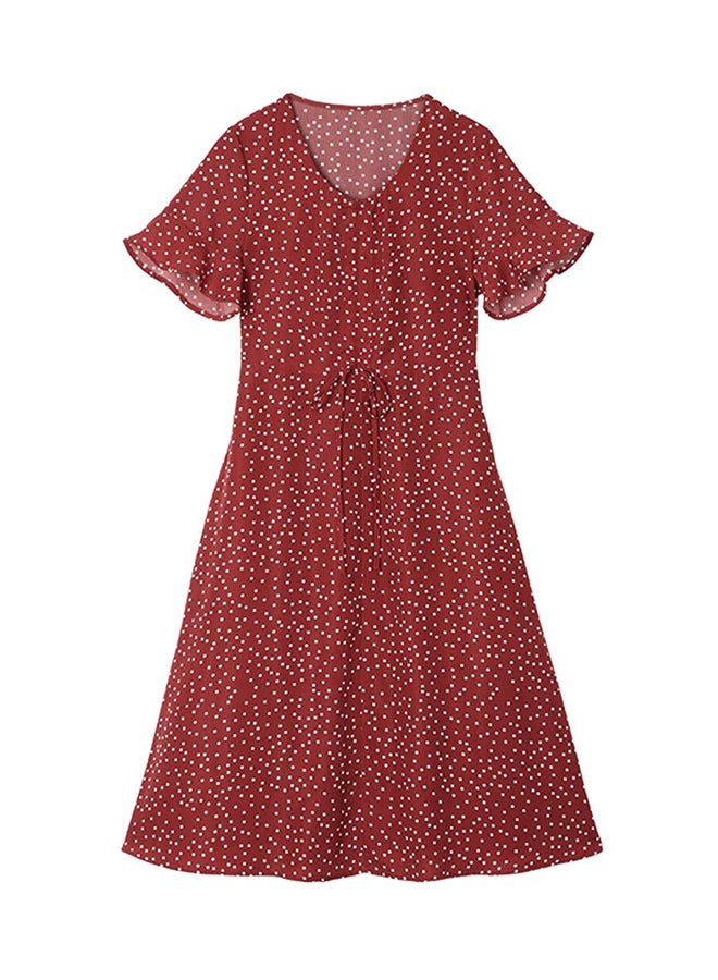 Stylish Elegant Dress Red
