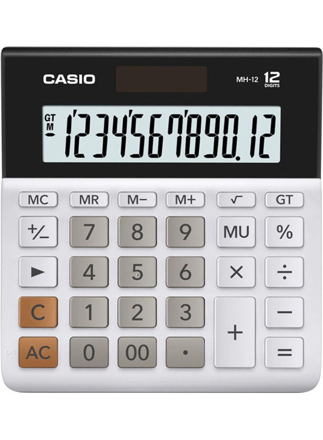 CASIO - Desktop Digital Calculator White - Image 1