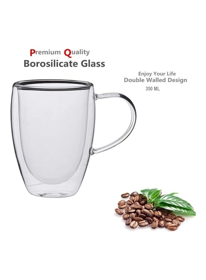 Lushh Double Wall Insulated Tea Cup Clear - Image 2